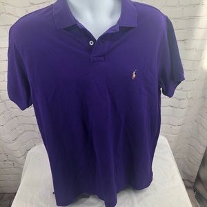 Men’s Purple Ralph Lauren polo XL knit golf shirt